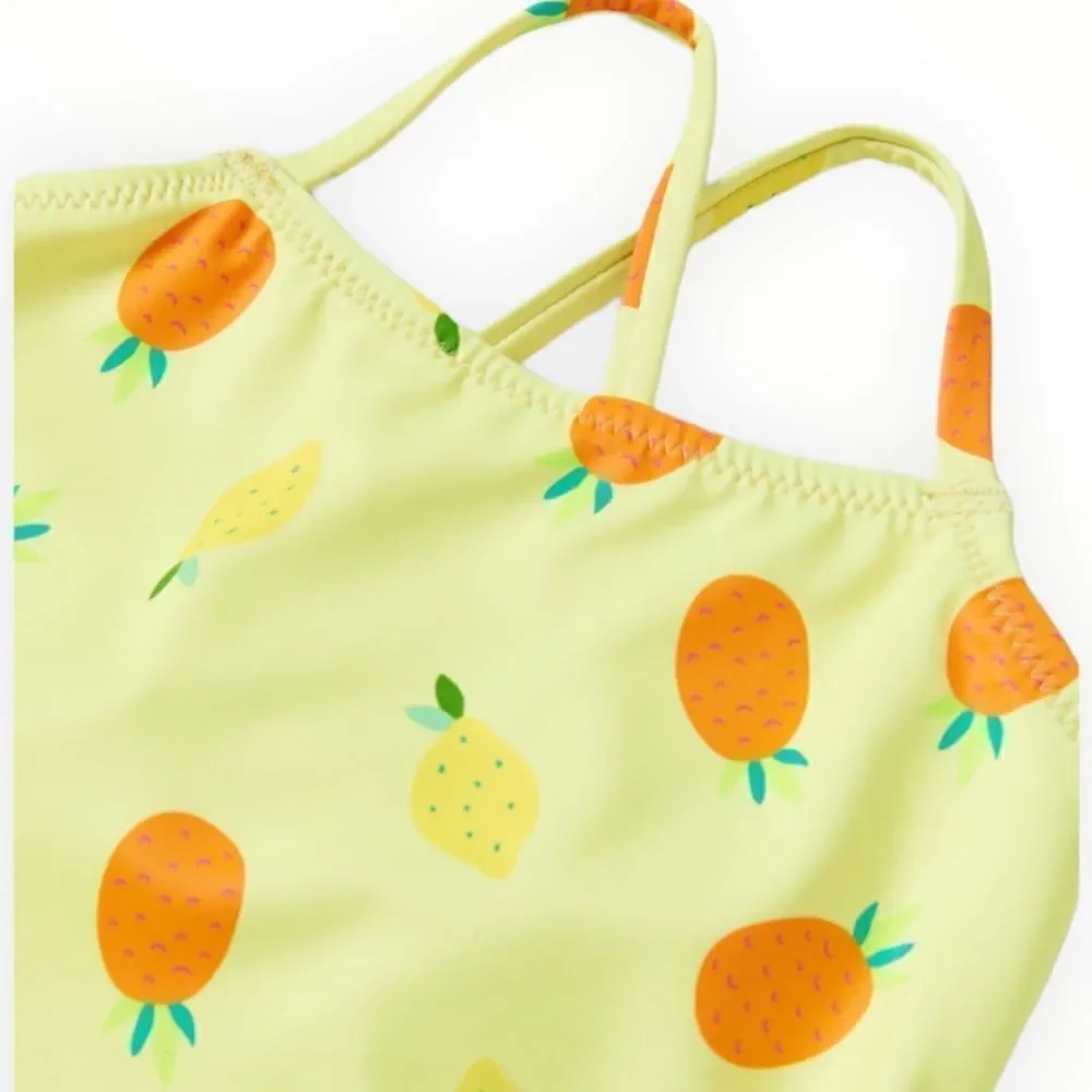 ZARA Kids | Yellow | FRUIT SWIMSUIT
